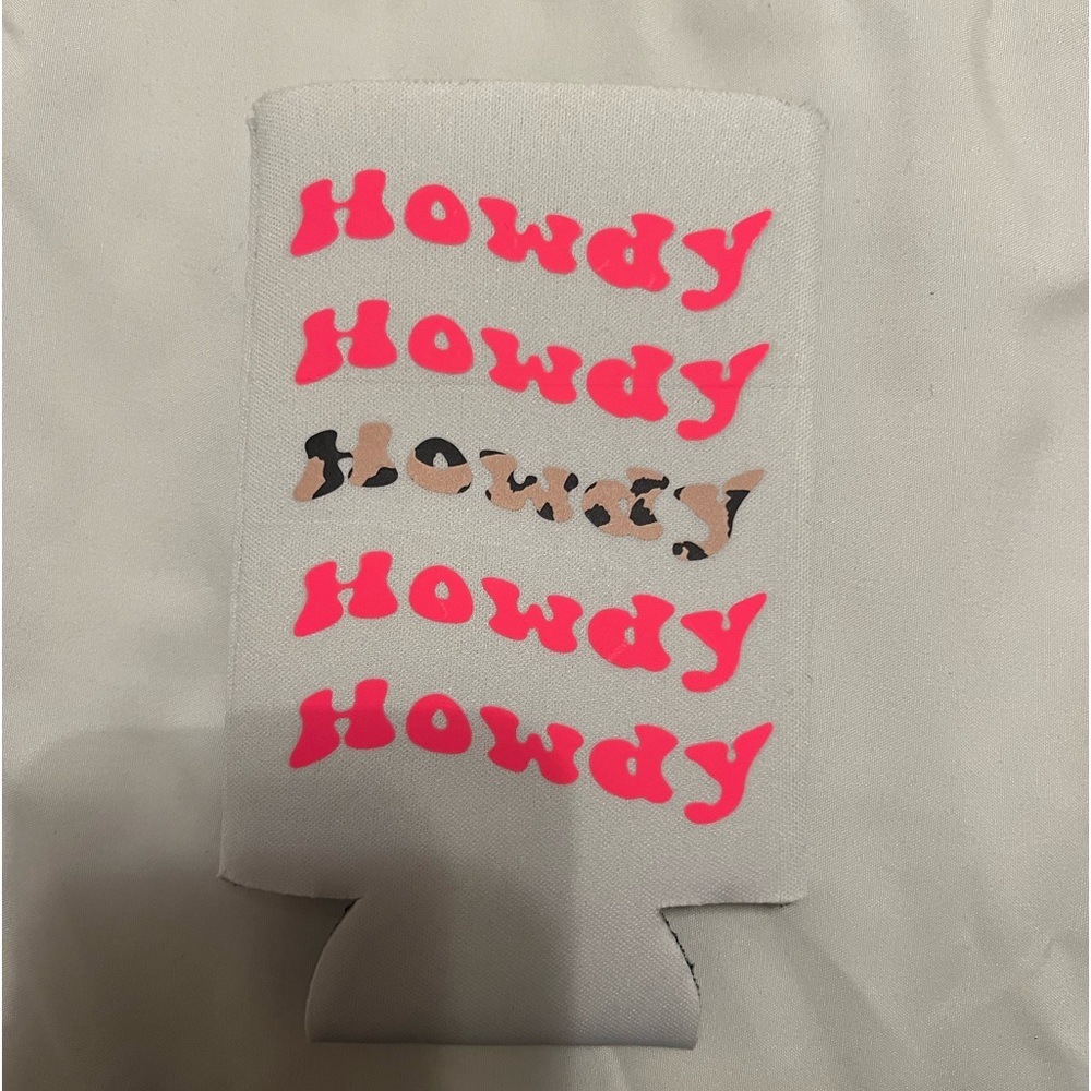🦈 FWP howdy slim can koozie